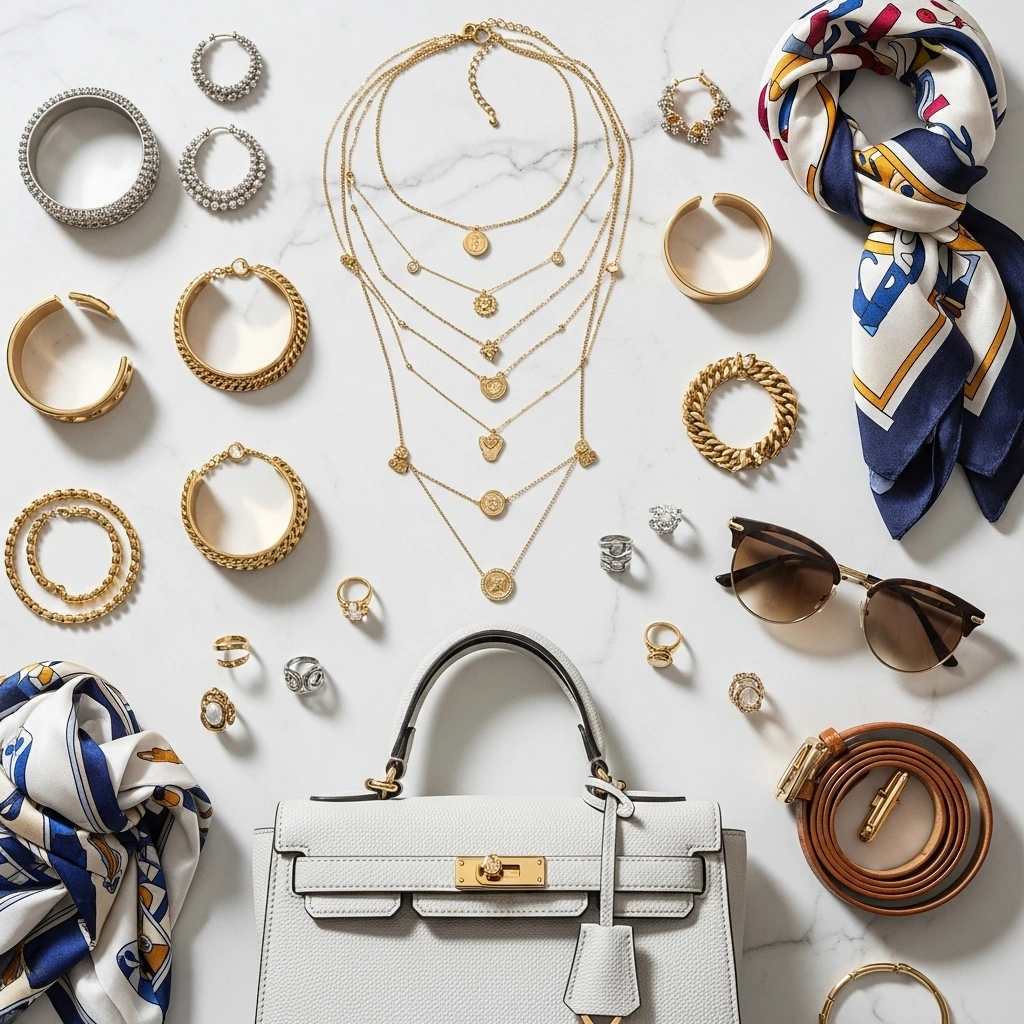 Fashion accessories styling